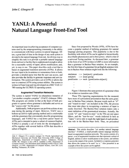 YANLI: a Powerful Natural Language Front-End Tool