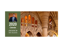 JOHN NATER, MP John Nater, MP PERTH—WELLINGTON John.Nater@Parl.Gc.Ca