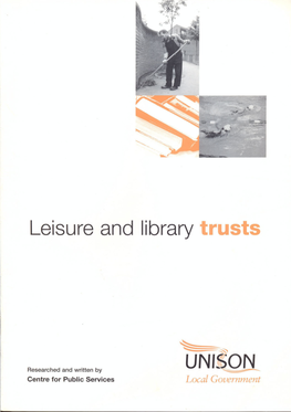 Leisure and Library Trusts