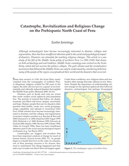2008, Justin Jennings, Catastrophe, Revitalization, and Religious