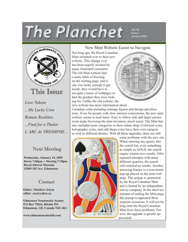 January 2009 – the Planchet Magazine