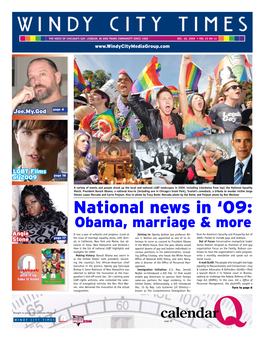 National News in ‘09: Obama, Marriage & More Angie It Was a Year of Setbacks and Progress