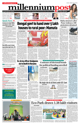 Bengal Govt to Hand Over 5 Lakh Houses to Rural Poor