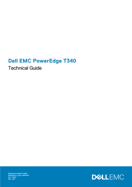 Dell EMC Poweredge T340 Technical Guide