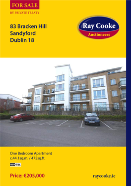 83 Bracken Hill Sandyford Dublin 18 for SALE