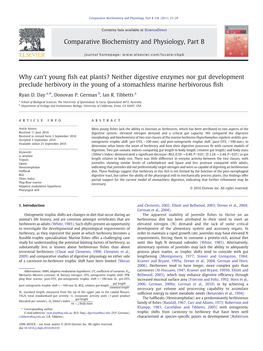 Comparative Biochemistry and Physiology, Part B 158 (2011) 23–29