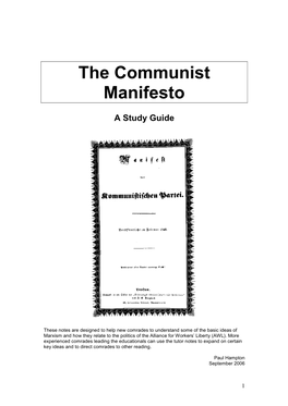 The Communist Manifesto