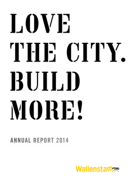 Love the City. Build More! Love the City