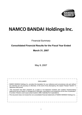 Consolidated Financial Report510.1 KB