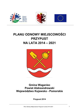 Planu Odnowy Miejscowości Przypust Na Lata 2014 – 2021
