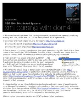 Xml Parsing with Dom4j