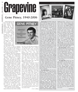 Gene Pitney, 1940-2006