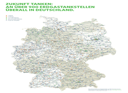 Zukunft Tanken: an Über 900 Erdgastankstellen Überall in Deutschland