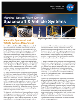 Spacecraft & Vehicle Systems