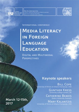 Media Literacy in Foreign Language Education Digital and Multimodal Perspectives