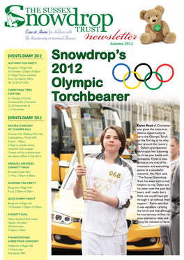 Snowdrop Trust Newsletter Autumn 2012