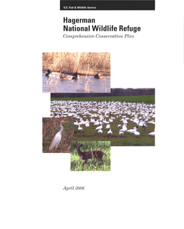 Hagerman National Wildlife Refuge Comprehensive Conservation Plan