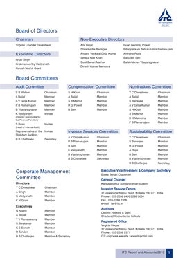 Board of Directors Corporate Management Committee