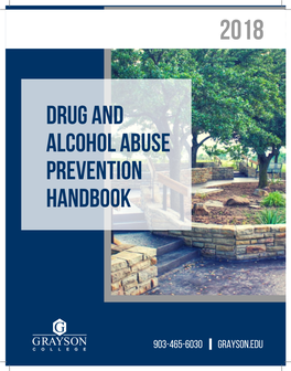 Drug and Alcohol Abuse Prevention Handbook FOREWARD