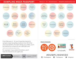 Xlb Dumpling Week Passport