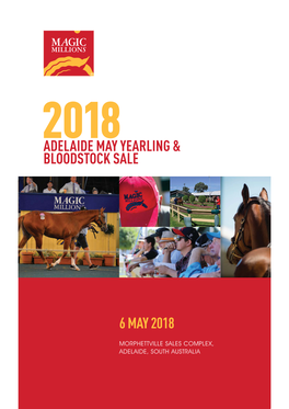 Adelaide May Yearling & Bloodstock Sale 6 May 2018