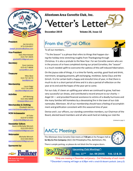 'Vetter's Letter