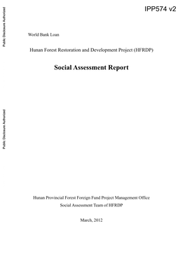 Social Assessment Report