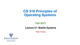 Mobile Systems