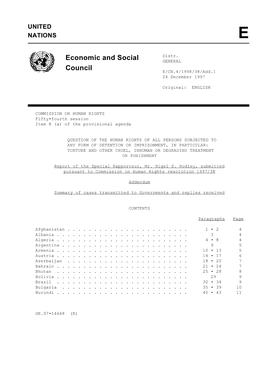 Observations Report (Rodley 1997)