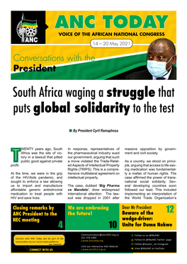Anc Today Voice of the African National Congress