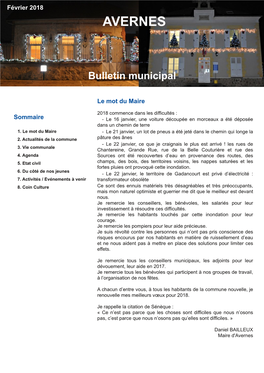 Bulletin Municipal