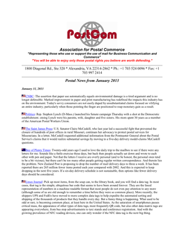 Postcom Webinar:Is Saving for Their Funeral Killing the Postal Service?