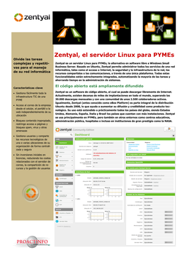 Zentyal, El Servidor Linux Para Pymes