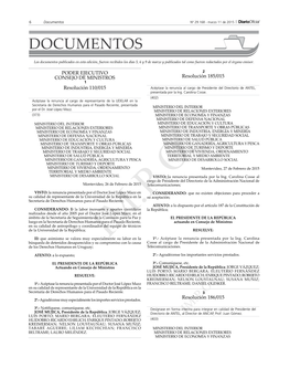 IM.P.O. Con La Causa Cosse Al Cargo De Presidente De La Administración Nacional De De Los Derechos Humanos En Uruguay; Telecomunicaciones