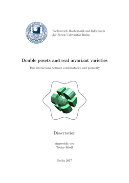 Double Posets and Real Invariant Varieties Dissertation