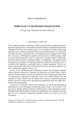 Portugal's Colonized Colonialism