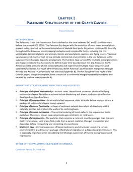 Chapter 2 Paleozoic Stratigraphy of the Grand Canyon