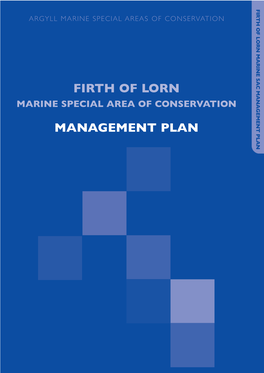 Firth of Lorn Management Plan