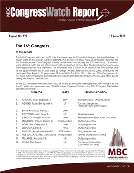 The 16Th Congress