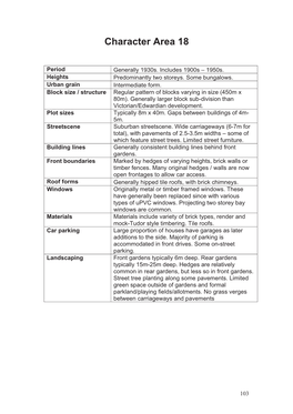 Watford Character of Area Study