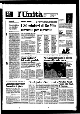 130 Ministri Di De Mita Corrente Per Corrente