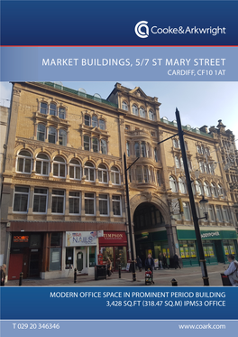 Market Buildings, 5/7 St Mary Street Cardiff, Cf10 1At