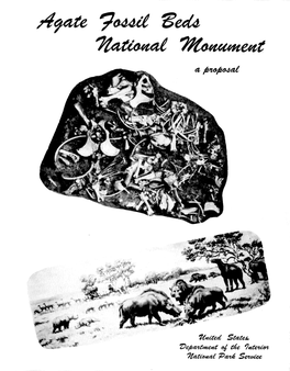 Agate Fossil Beds National Monument: a Proposal