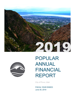 Popular Annual Financial Report