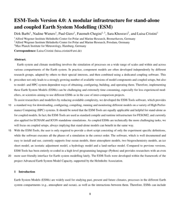 ESM-Tools Version 4.0: a Modular Infrastructure for Stand-Alone