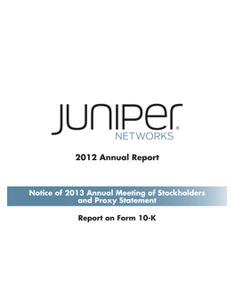 2012 Annual Report