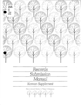 Korean Supplement