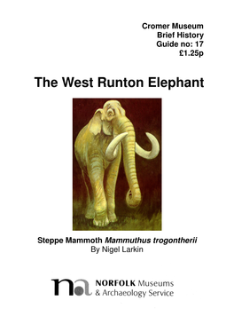 West Runton Elephant