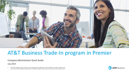 AT&T Business Trade-In Program in Premier