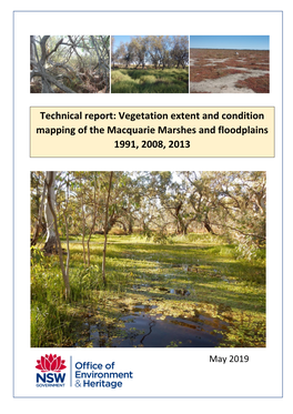 Vegetation Extent and Condition Mapping of the Macquarie Marshes and Floodplains 1991, 2008, 2013